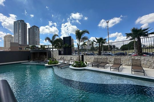 Área comum - Piscina de apartamento à venda com 3 quartos, 112m² em Alphaville Empresarial, Barueri