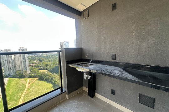 Varanda gourmet de apartamento à venda com 3 quartos, 112m² em Alphaville Empresarial, Barueri