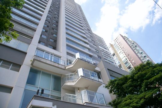 Fachada do bloco de apartamento à venda com 3 quartos, 134m² em Cidade Monções, São Paulo