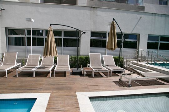 Piscina de apartamento à venda com 3 quartos, 134m² em Cidade Monções, São Paulo