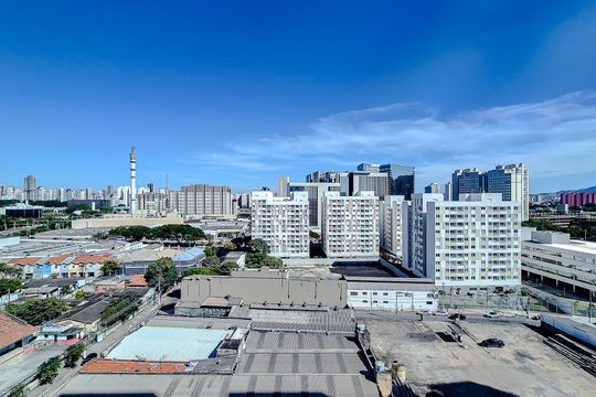 Vista da Varanda de apartamento à venda com 2 quartos, 54m² em Barra Funda, São Paulo