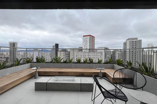 Área comum de kitnet/studio à venda com 1 quarto, 22m² em Sumarezinho, São Paulo
