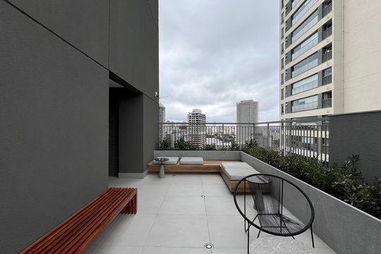 Área comum de kitnet/studio à venda com 1 quarto, 22m² em Sumarezinho, São Paulo
