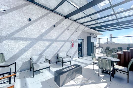Área comum de kitnet/studio à venda com 1 quarto, 23m² em Vila Azevedo, São Paulo