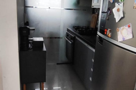Cozinha de apartamento à venda com 2 quartos, 48m² em Vila Paranagua, São Paulo