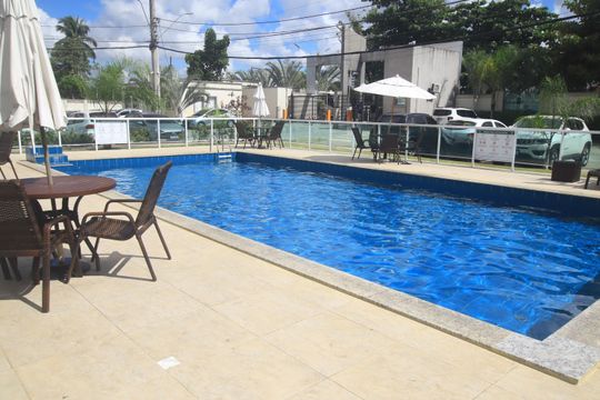 Área comum - Piscina de apartamento para alugar com 2 quartos, 45m² em Fazenda Cassange, Salvador