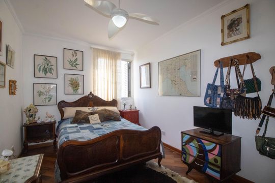 Suíte  de apartamento à venda com 3 quartos, 107m² em Vila Suzana, São Paulo