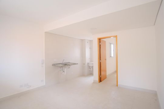Sala de apartamento para alugar com 1 quarto, 38m² em Chácara Califórnia, São Paulo
