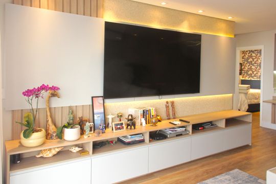 Sala de apartamento para alugar com 2 quartos, 98m² em Aparecida, Santos