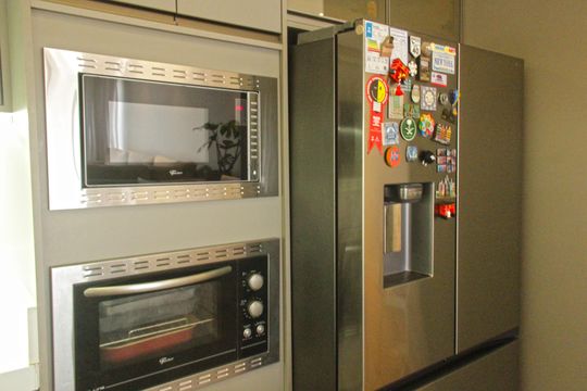 Cozinha e Área de Serviço de apartamento para alugar com 2 quartos, 98m² em Aparecida, Santos