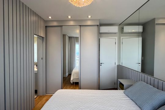 Suíte 2 de apartamento para alugar com 2 quartos, 98m² em Aparecida, Santos