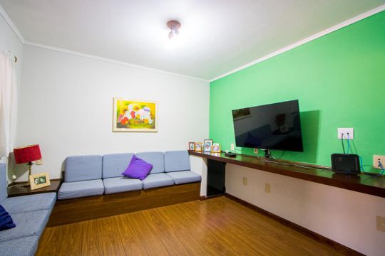 Sala de casa à venda com 3 quartos, 171m² em Jardim Santo André, Santo André