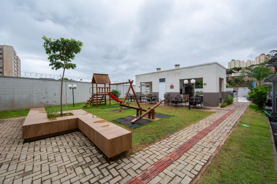 PLAYGROUND de apartamento à venda com 2 quartos, 51m² em Salgado Filho, Belo Horizonte