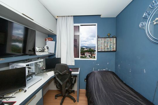 QUARTO1 de apartamento à venda com 2 quartos, 51m² em Salgado Filho, Belo Horizonte
