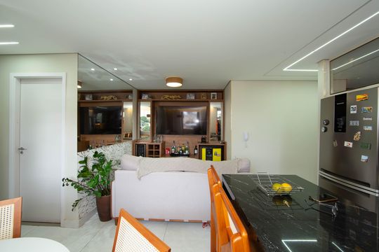 SALA de apartamento à venda com 2 quartos, 51m² em Salgado Filho, Belo Horizonte