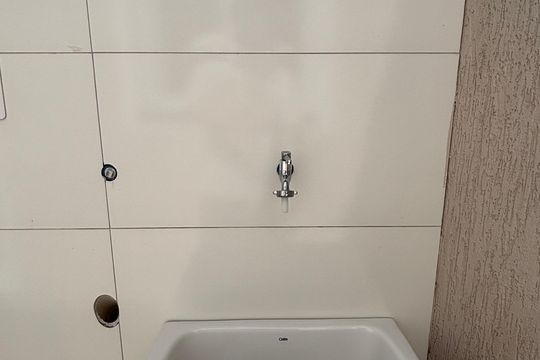 Varanda da Suíte - Area de Serviço de apartamento à venda com 2 quartos, 58m² em Parque das Nações, Santo André