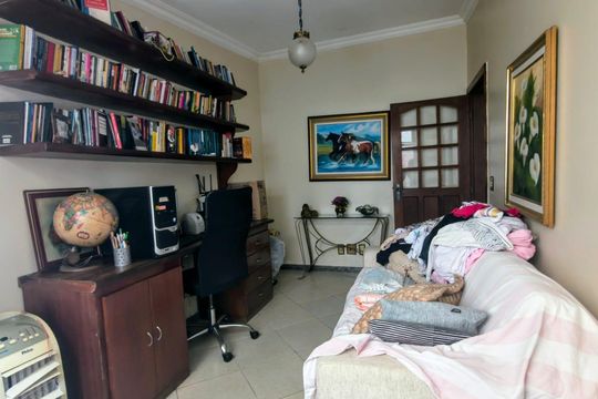 Sala de apartamento à venda com 3 quartos, 136m² em Palmares, Belo Horizonte