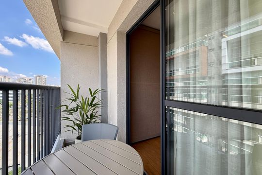 Sacada de kitnet/studio para alugar com 0 quarto, 25m² em Vila Cordeiro, São Paulo