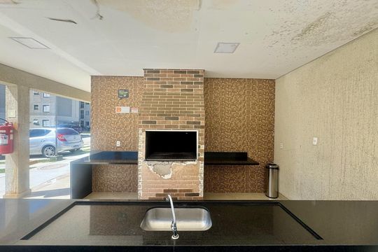 Área comum - Churrasqueira de apartamento para alugar com 2 quartos, 47m² em Jardim Hanna, Guarulhos