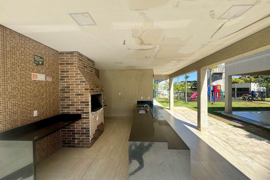 Área comum - Churrasqueira de apartamento para alugar com 2 quartos, 47m² em Jardim Hanna, Guarulhos