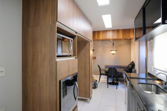 Cozinha de apartamento para alugar com 3 quartos, 135m² em Cerâmica, São Caetano do Sul