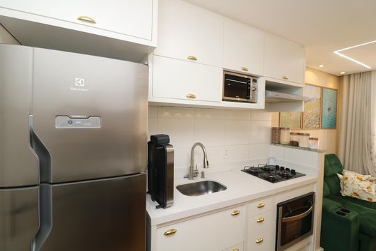 Cozinha de apartamento à venda com 2 quartos, 32m² em Vila Ema, São Paulo