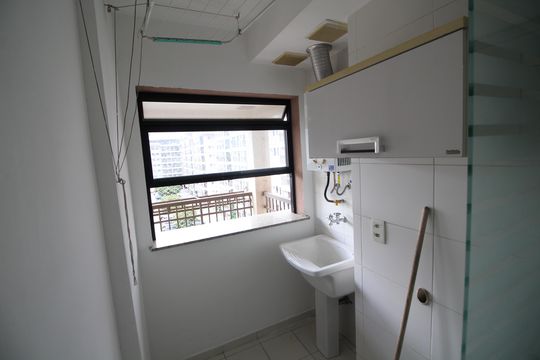 Área de Serviço de apartamento à venda com 3 quartos, 84m² em Taquara, Rio de Janeiro