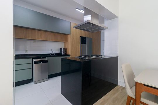 Cozinha de apartamento para alugar com 3 quartos, 196m² em Chácara Santo Antônio (zona Sul), São Paulo