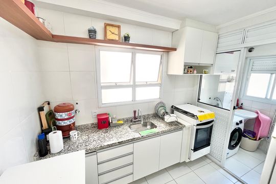 Cozinha de apartamento à venda com 2 quartos, 60m² em Vila Dom Pedro Ii, São Paulo