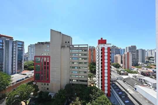 Vista da Varanda gourmet de apartamento à venda com 2 quartos, 65m² em Vila Clementino, São Paulo