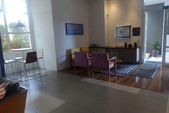 Área externa de kitnet/studio à venda com 1 quarto, 39m² em Panamby, São Paulo