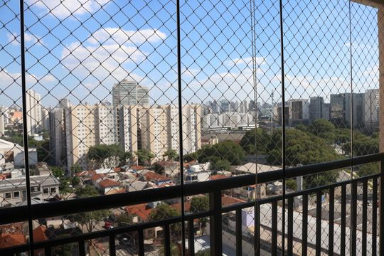 Varanda da Sala de apartamento à venda com 2 quartos, 60m² em Barra Funda, São Paulo