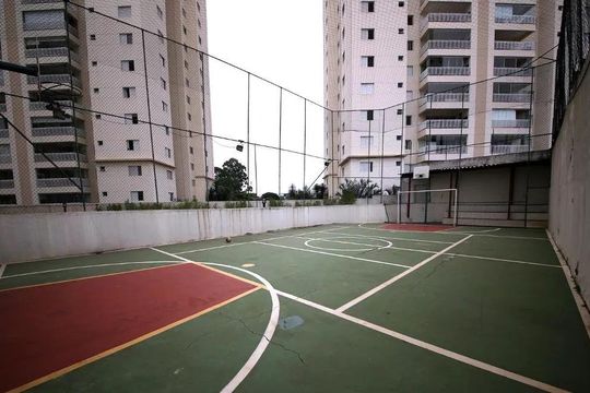 Área comum - Quadra de apartamento à venda com 2 quartos, 76m² em Jardim Caravelas, São Paulo