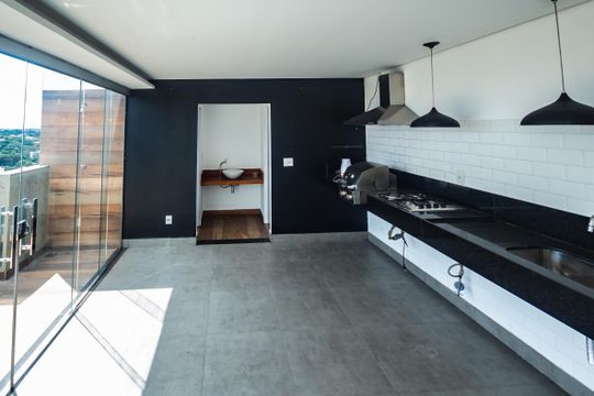 Espaço Gourmet de apartamento à venda com 2 quartos, 120m² em Ouro Preto, Belo Horizonte