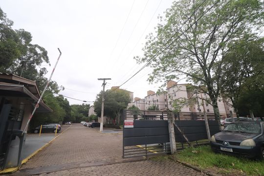 Fachada e portaria de apartamento à venda com 2 quartos, 40m² em Canudos, Novo Hamburgo