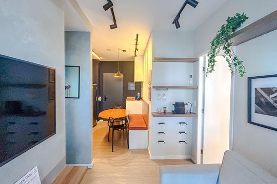 Sala de apartamento à venda com 1 quarto, 34m² em Tatuapé, São Paulo