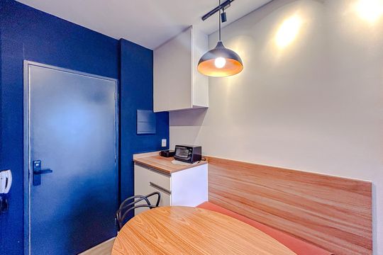 Cozinha de apartamento à venda com 1 quarto, 34m² em Tatuapé, São Paulo