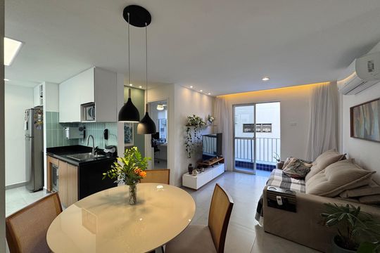 Sala de apartamento à venda com 3 quartos, 83m² em Recreio dos Bandeirantes, Rio de Janeiro