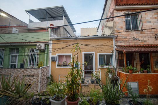 Vista da Sala de casa à venda com 2 quartos, 80m² em Andaraí, Rio de Janeiro