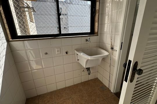 Área de Serviço de apartamento à venda com 3 quartos, 111m² em Recreio dos Bandeirantes, Rio de Janeiro