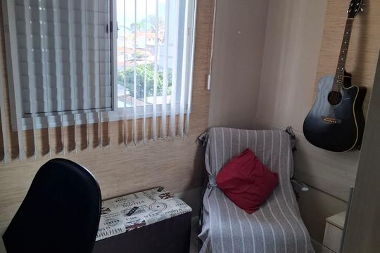 Quarto de apartamento à venda com 3 quartos, 76m² em Vila Augusta, Guarulhos