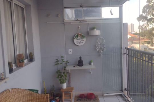 Varanda de apartamento à venda com 3 quartos, 76m² em Vila Augusta, Guarulhos