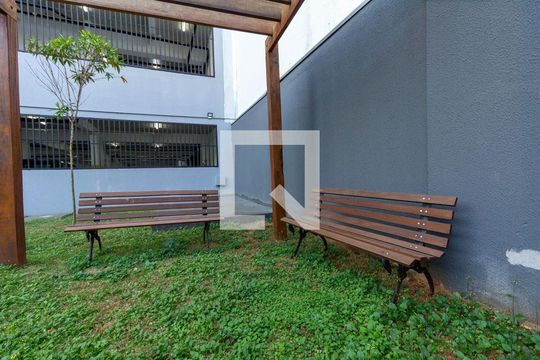Área comum de kitnet/studio à venda com 1 quarto, 31m² em Chácara Seis de Outubro, São Paulo