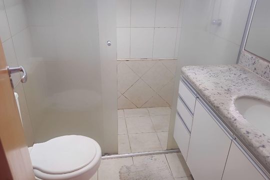 Banheiro de apartamento para alugar com 3 quartos, 130m² em Setor Bela Vista, Goiânia