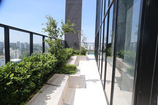 Área comum de apartamento à venda com 1 quarto, 23m² em Santo Amaro, São Paulo