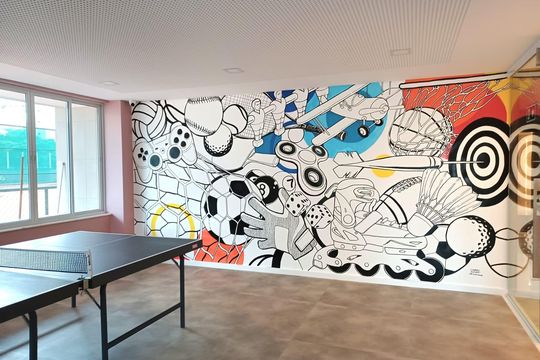 Salão de jogos de apartamento à venda com 2 quartos, 66m² em Vila Paris, Belo Horizonte