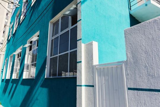 fachada de kitnet/studio para alugar com 1 quarto, 34m² em Vila Anglo Brasileira, São Paulo