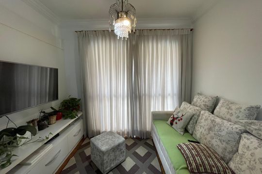 Sala de apartamento à venda com 3 quartos, 74m² em Jardim Esmeralda, São Paulo