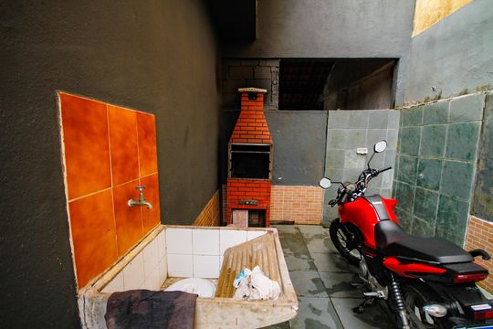 Churrasqueira de casa para alugar com 1 quarto, 125m² em Balneario Mirante, Praia Grande