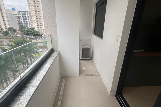 Varanda do Studio de apartamento para alugar com 1 quarto, 46m² em Centro, Campinas